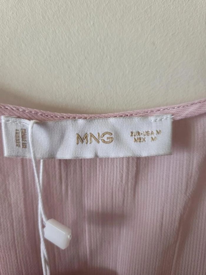 Top Mango rose taille M - photo numéro 5