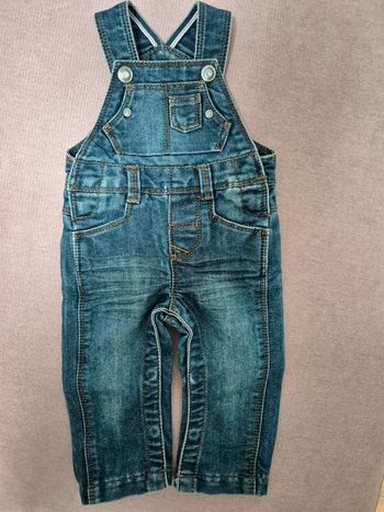 Salopette en jeans tape à l'œil 3 mois