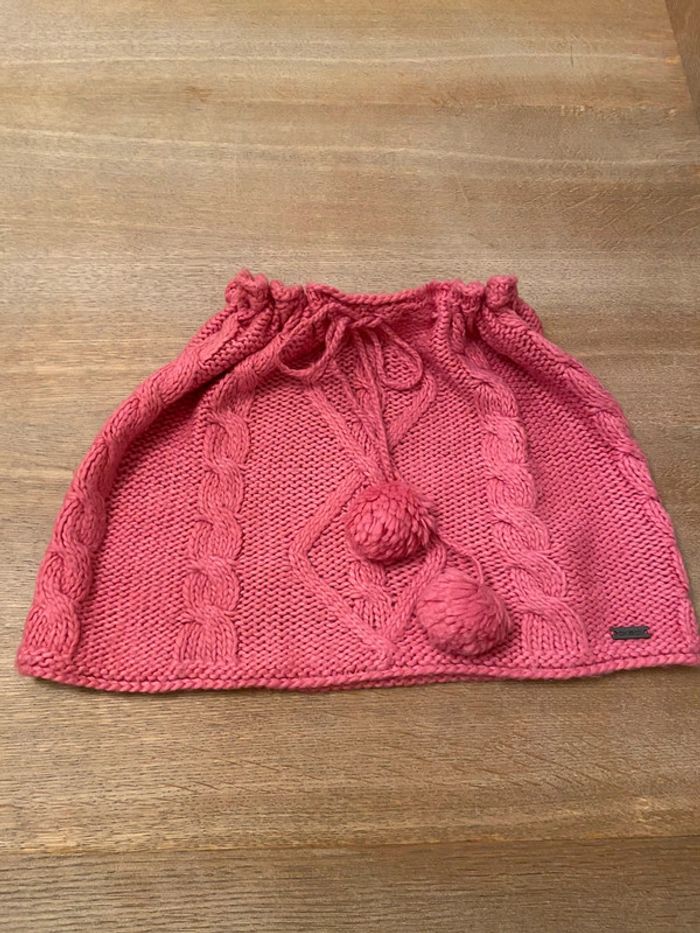 Ensemble 4/8 ans snood/cape et moufles à pompons fuschia Okaïdi - photo numéro 19