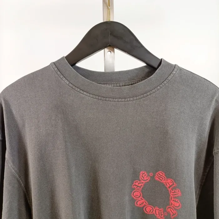 T-shirt oversize gris River Island Imprimé rouge Coton responsable Taille M neuf A812 - photo numéro 2