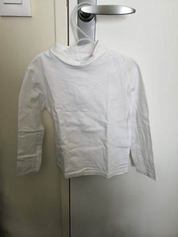 Sous-pull à col montant uni (Blanc) 18 mois (86 cm) Kiabi