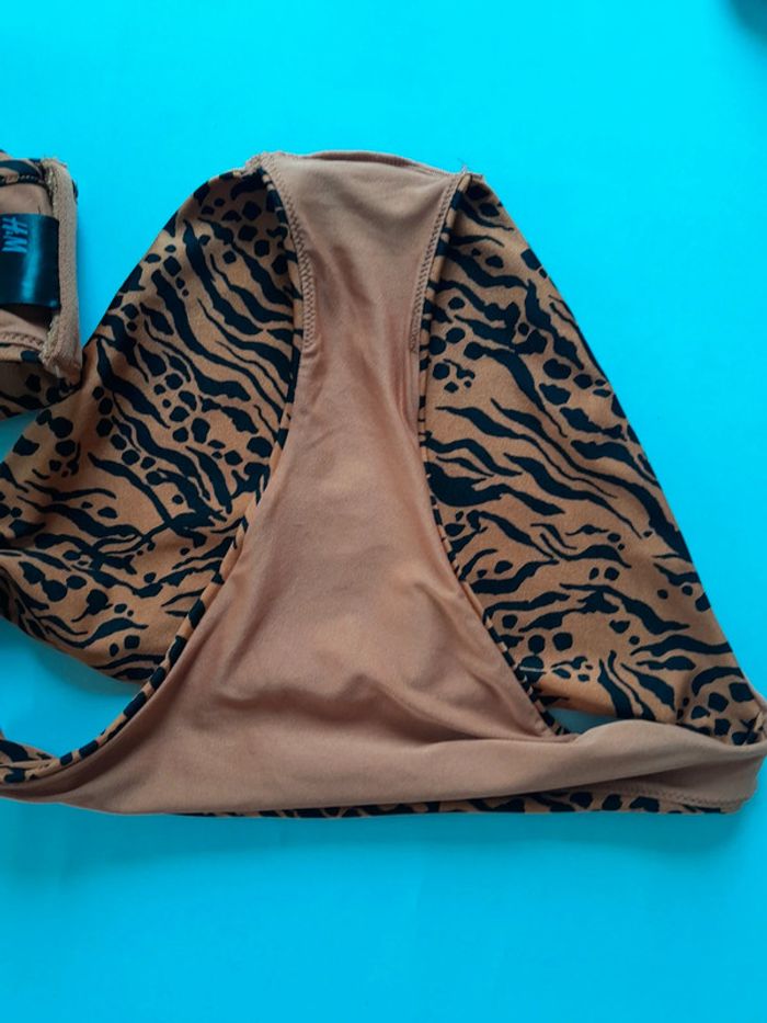 Maillot de bain 2 pièces  H&M taille 36 motif zèbre - photo numéro 6
