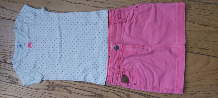 Lot Jupe en Jean & Tee-shirt (3 ans)