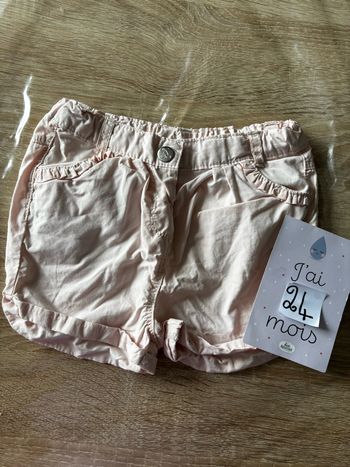 Short rose clair TAPE À L’œil t.23m