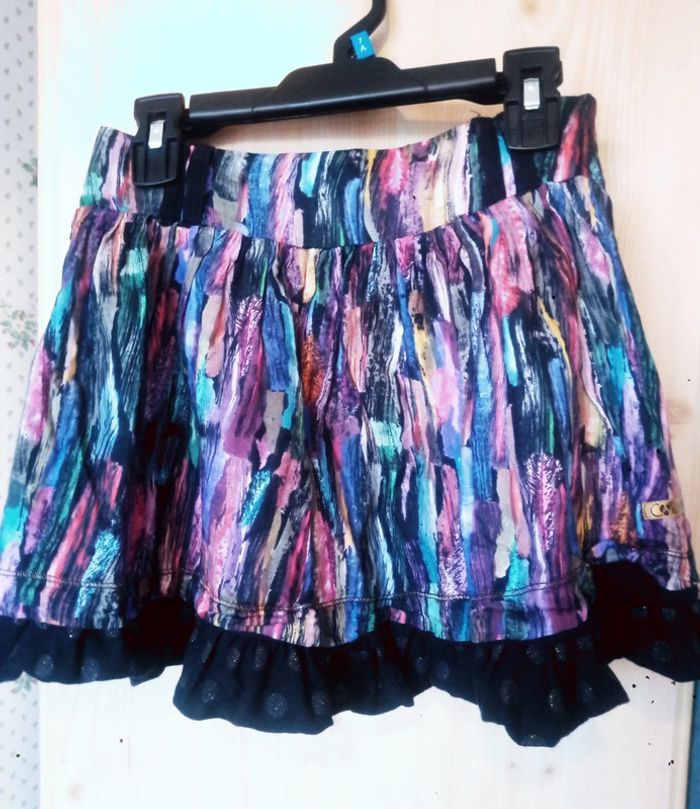 Jupe courte Catimini multicolore taille 10 ans