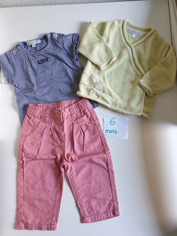 Ensemble pantalon tee-shirt et gilet