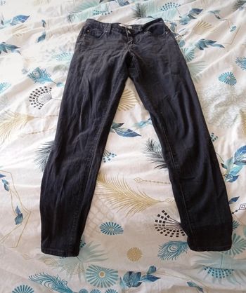 Jeans slim noir fin 36
