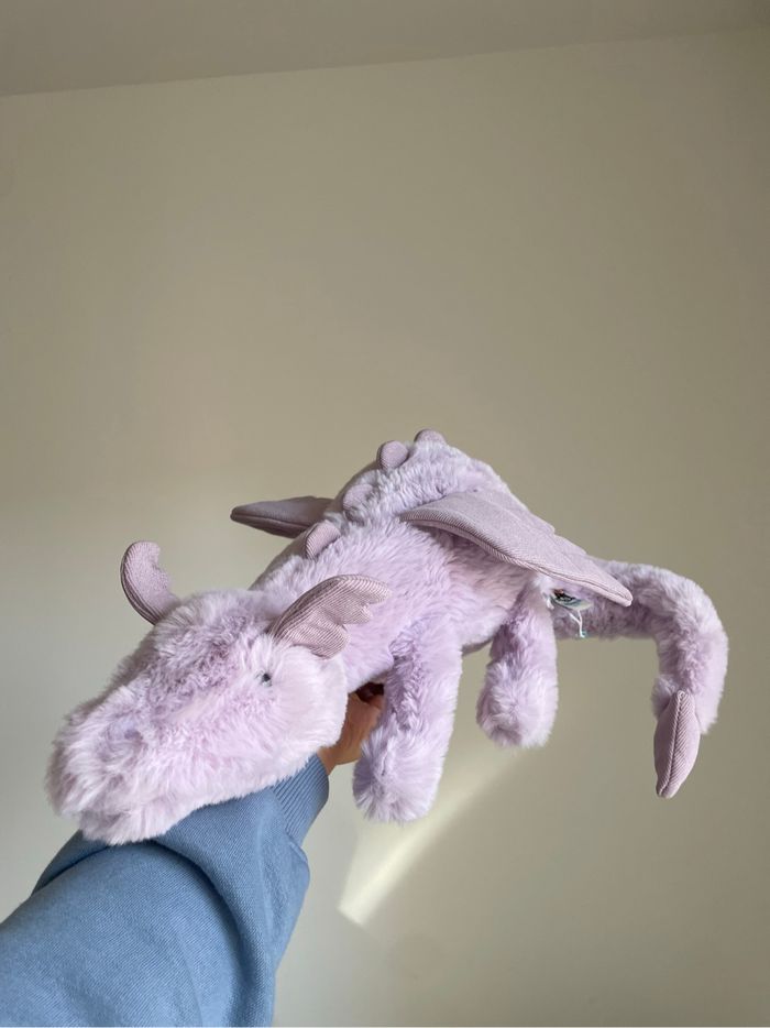 Peluche Jellycat Lavander Large Dragon 🐉 - photo numéro 2