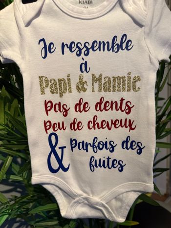 Bodies bébé 6 mois 