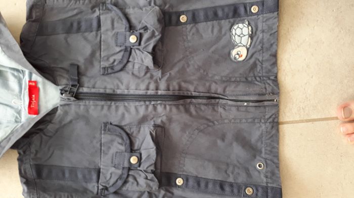 Manteau mi saison bleu - photo numéro 3