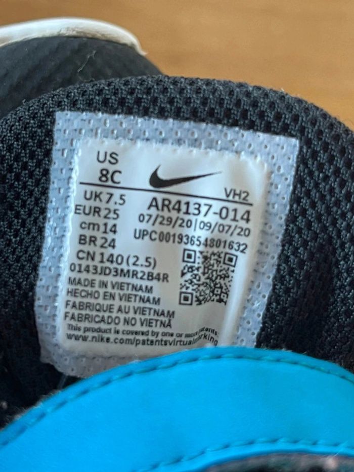Basket Nike bleu 25 - photo numéro 7