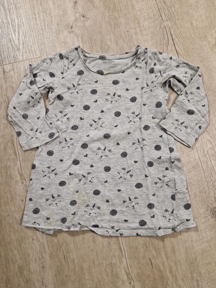 T-shirt à manches longues chat licorne