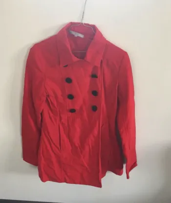Manteau rouge etam
