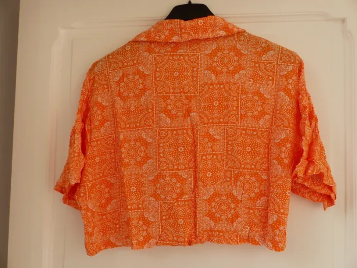 joli croc top large orange - photo numéro 2