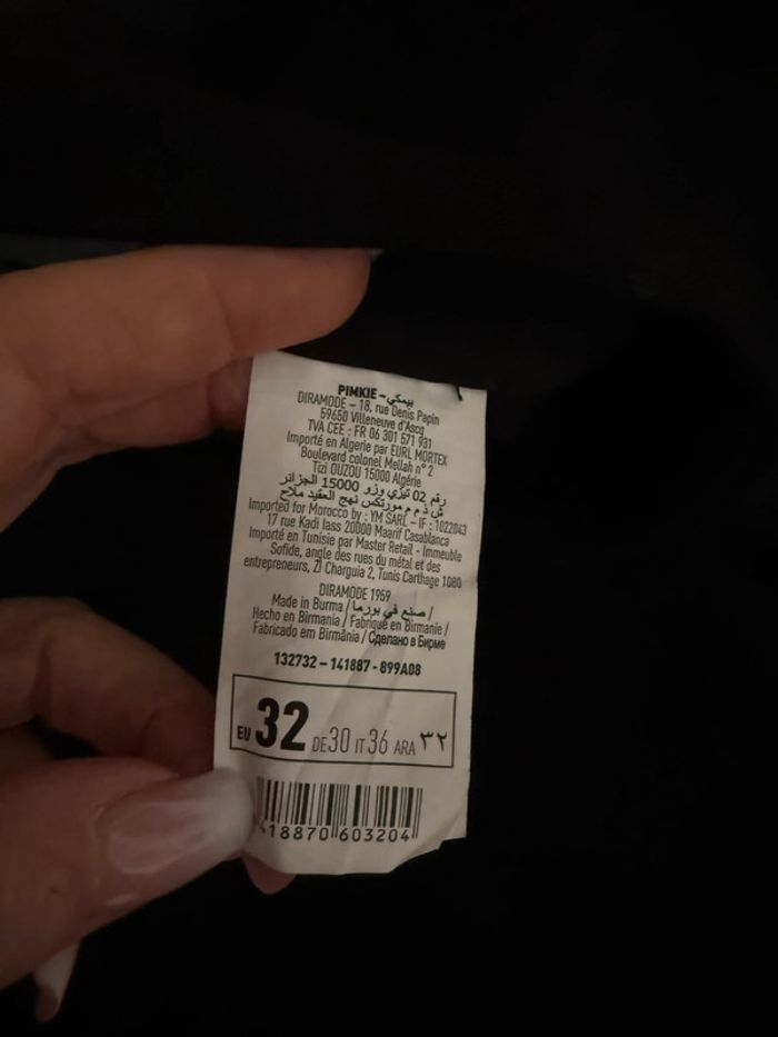 Pantalon cargo Pimkie, noir état neuf 32, xxs - photo numéro 4