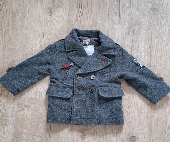 Caban gris 2ans TBE Vert Baudet