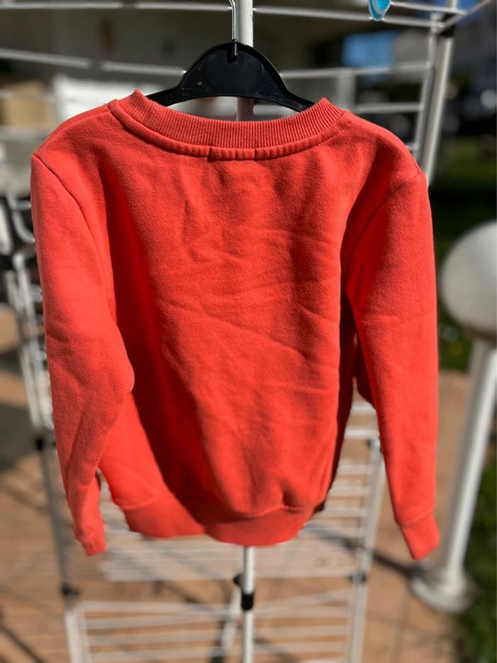 Pull in extenso 6 ans orange - photo numéro 2
