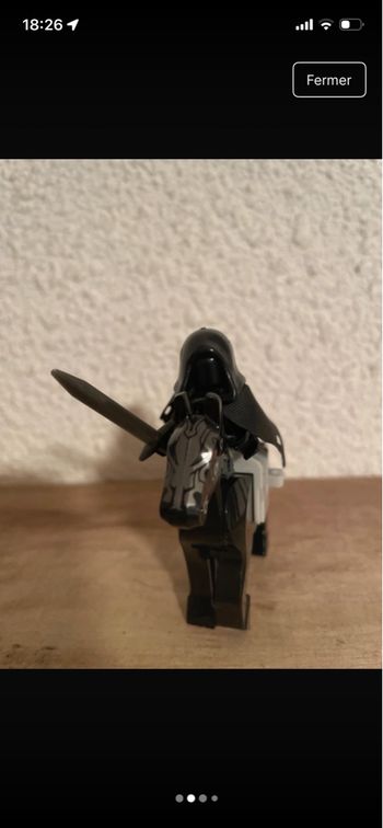 Figurine Nazgul avec monture seigneur des anneaux 