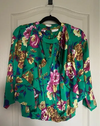 Ensemble cardigan et top à fleurs taille 38
