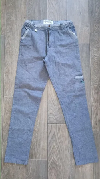 pantalon bleu chiné 9 ans sergent major