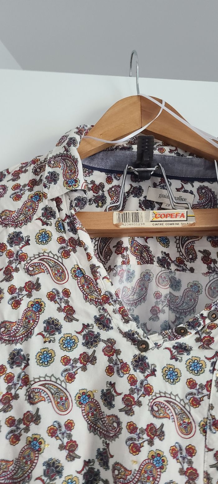 Blouse manche longue motif cachemire de chez grain de malice - photo numéro 8