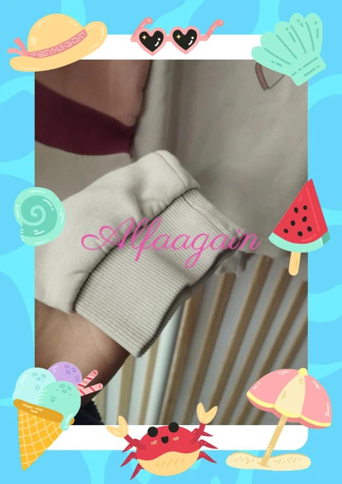 Pull sweat à capuche rose tao 8ans - photo numéro 4