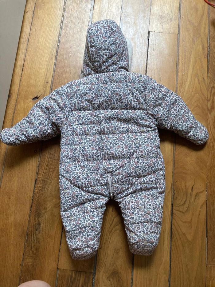 Combinaison pilote fleurs bébé hiver Kiabi - 1 mois - photo numéro 6