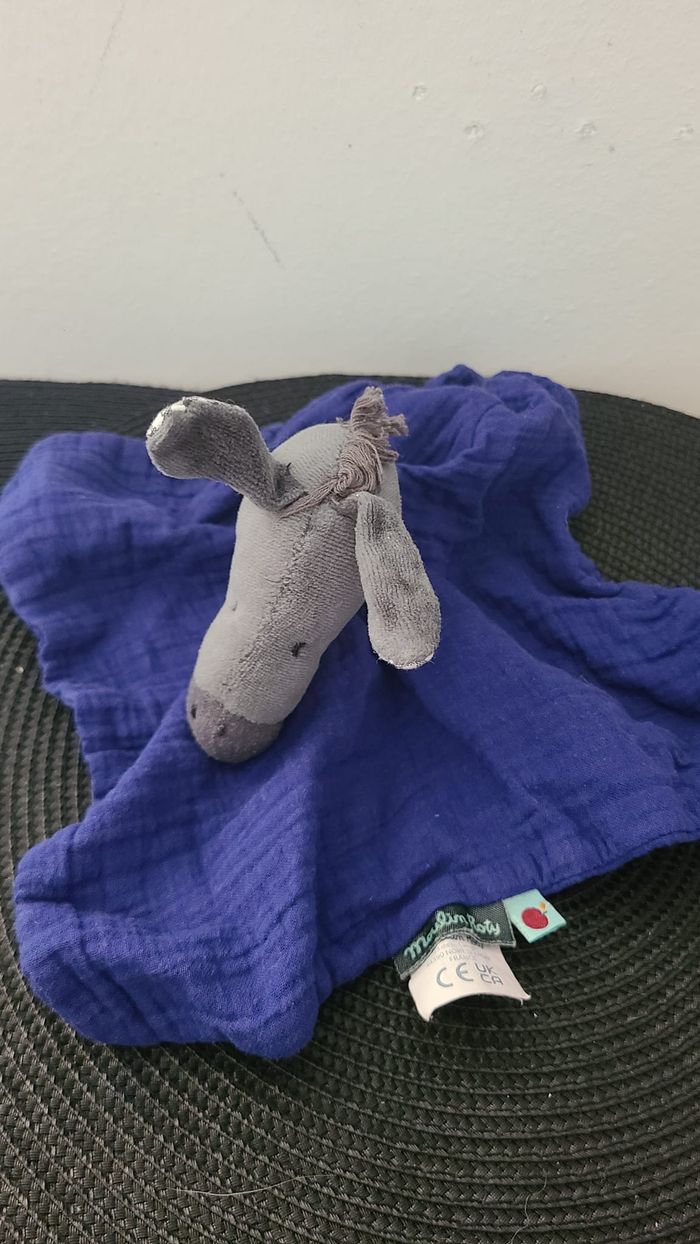 Moulin Roty  Pomme des bois - Doudou lange âne - photo numéro 2