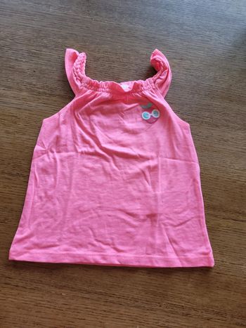 Lot de 2 Débardeurs fluo 18 mois