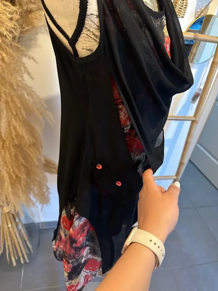 Robe tunique légère en voile - photo numéro 4