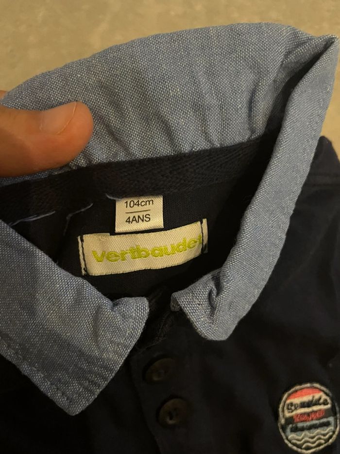 Tee shirt polo vertbaudet - photo numéro 2