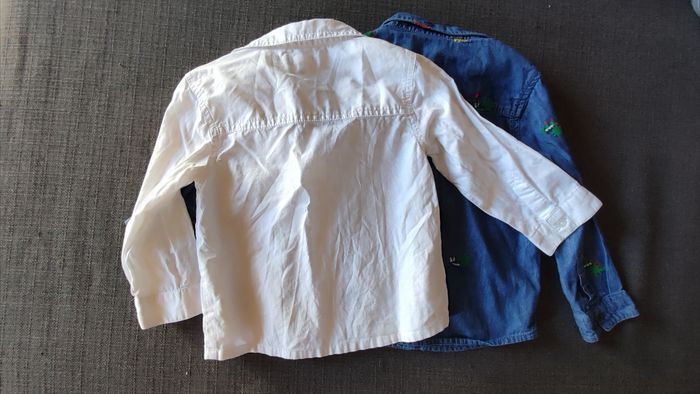 Lot chemises garçon Vertbaudet/du pareil au même - photo numéro 2