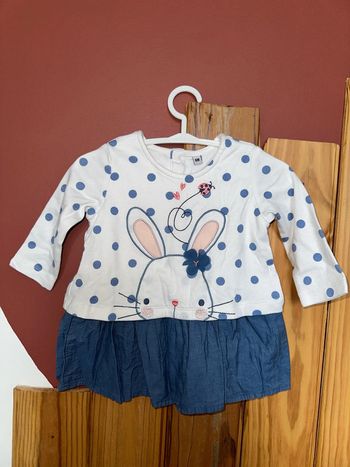 Robe bi matière 6 mois