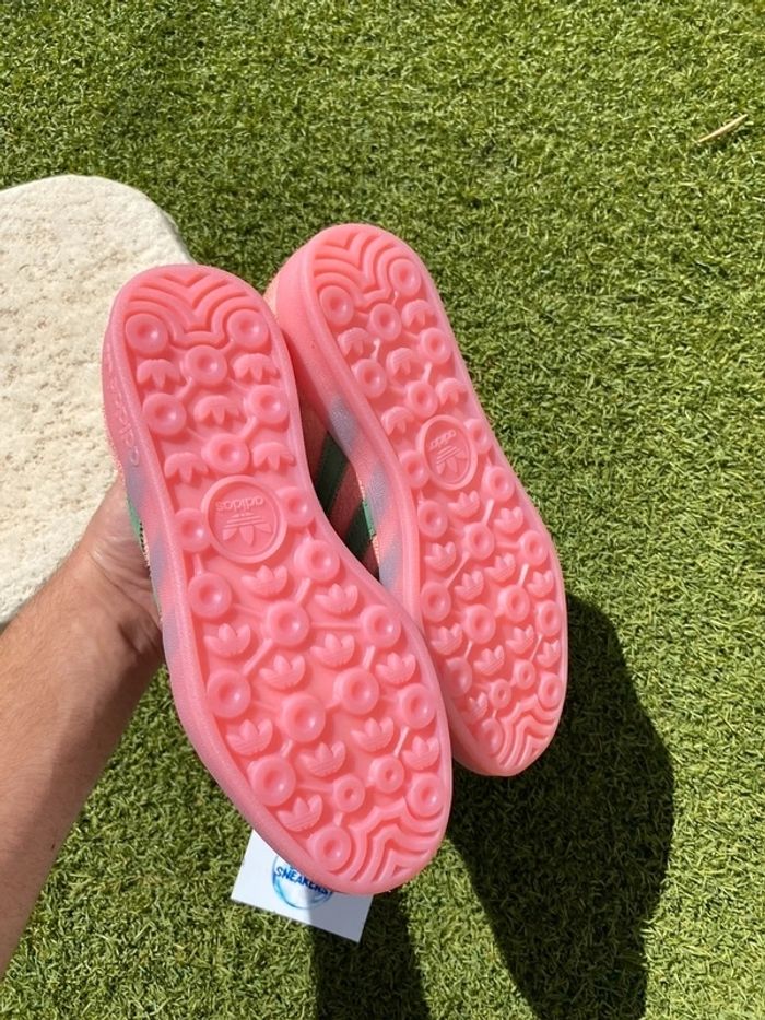 Adidas gazelle indoor rose verte taille 41 - photo numéro 5