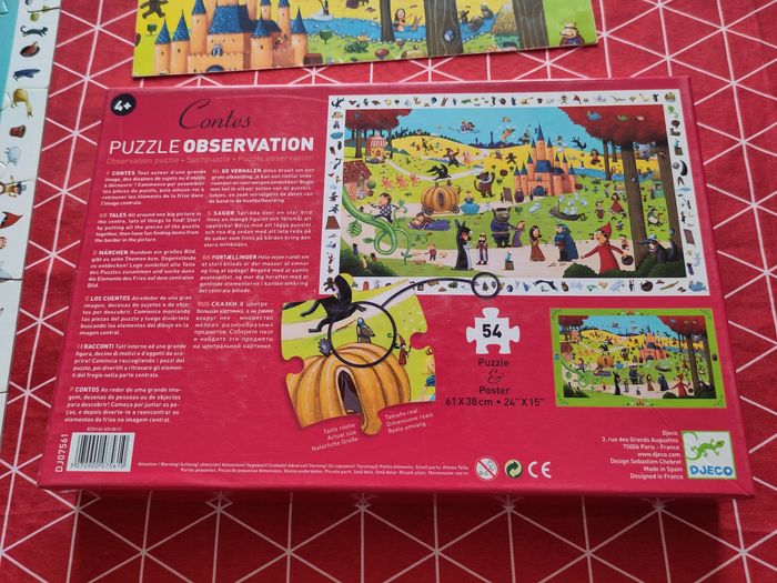 Puzzle observation Djeco 54 pièces "contes" - photo numéro 2