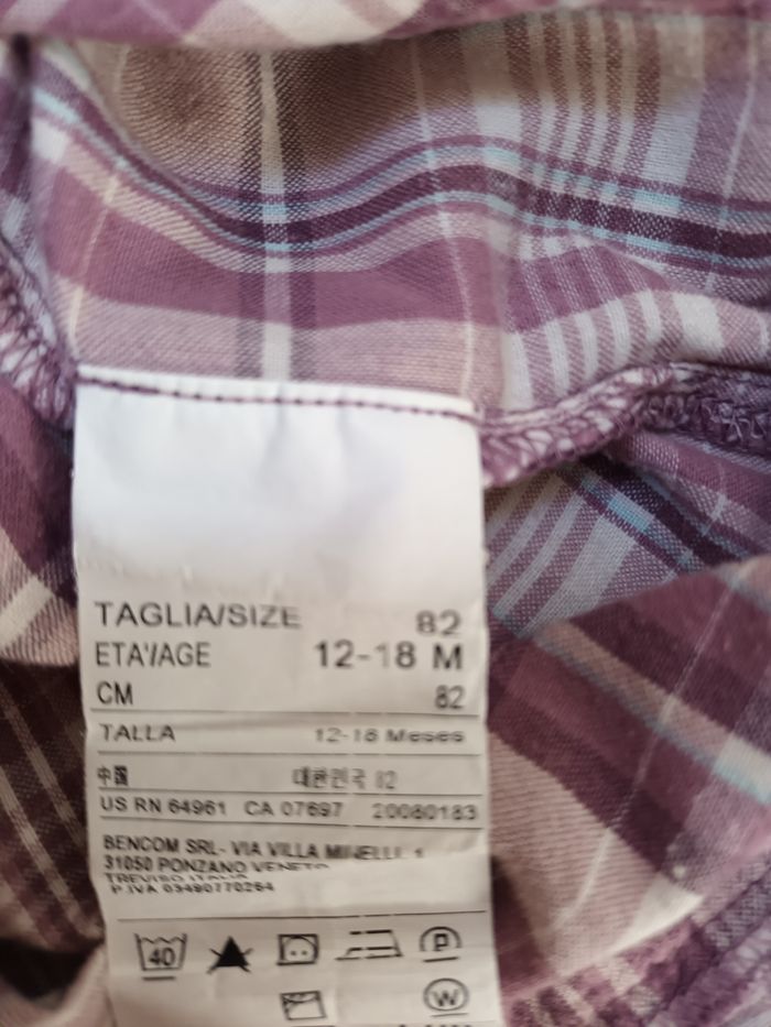 Robe Benetton 12-18mois - photo numéro 5