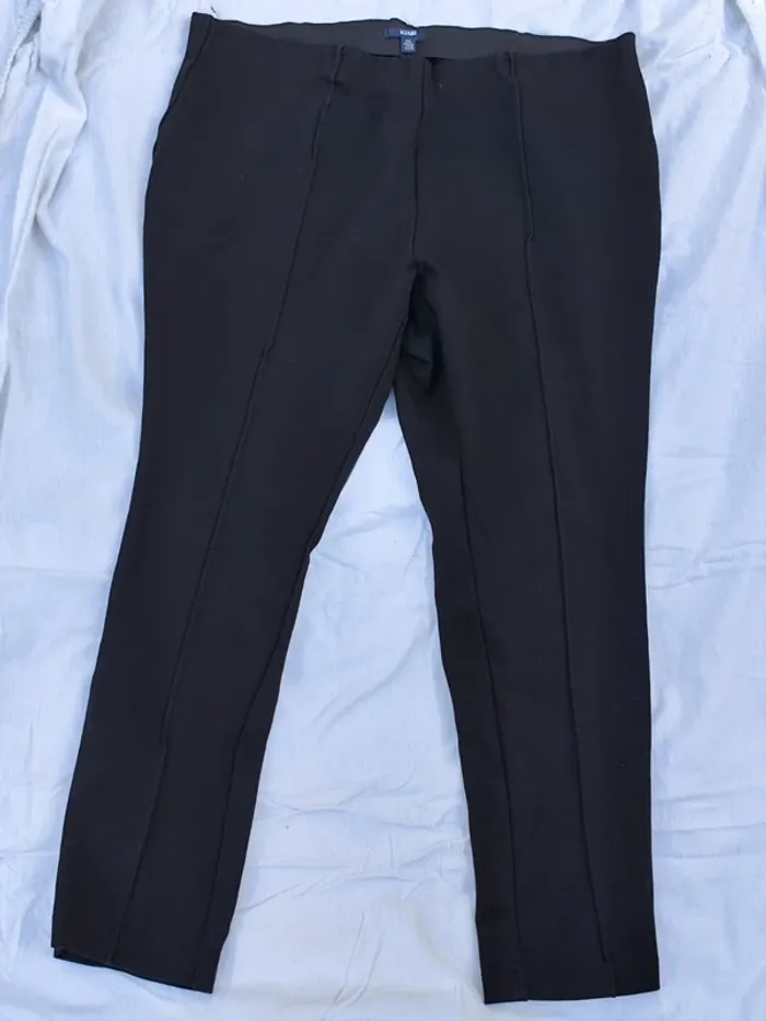 Pantalon à pinces noir femme taille XXL - photo numéro 2