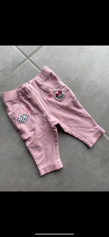 Pantalon Jean rose Minnie Taille 3 mois