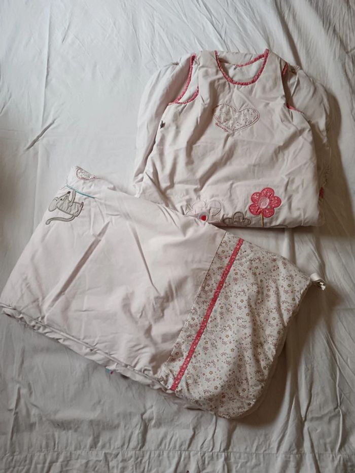 Ensemble gigoteuse couverture