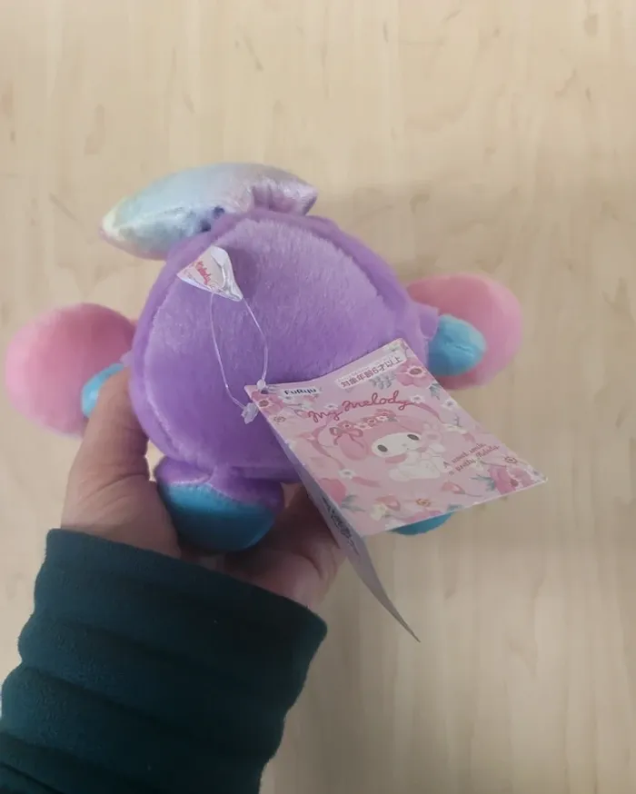 Petite peluche Sanrio My Melody Licorne : violette - photo numéro 4