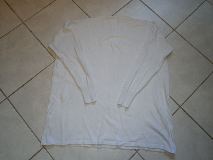 Pull ML blanc rosé CHERRY BLOOM Taille 42 - photo numéro 7
