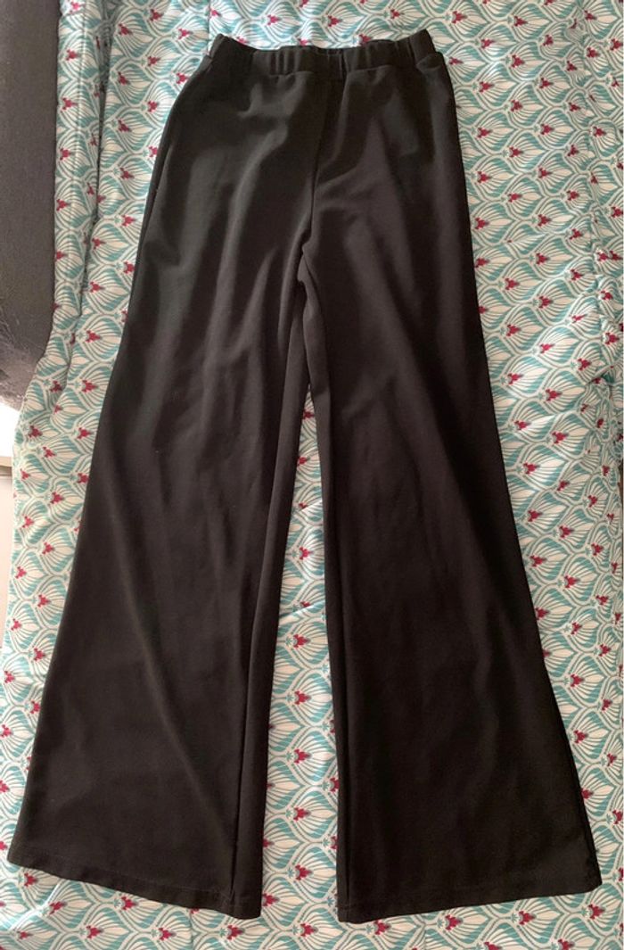 Pantalon large noir