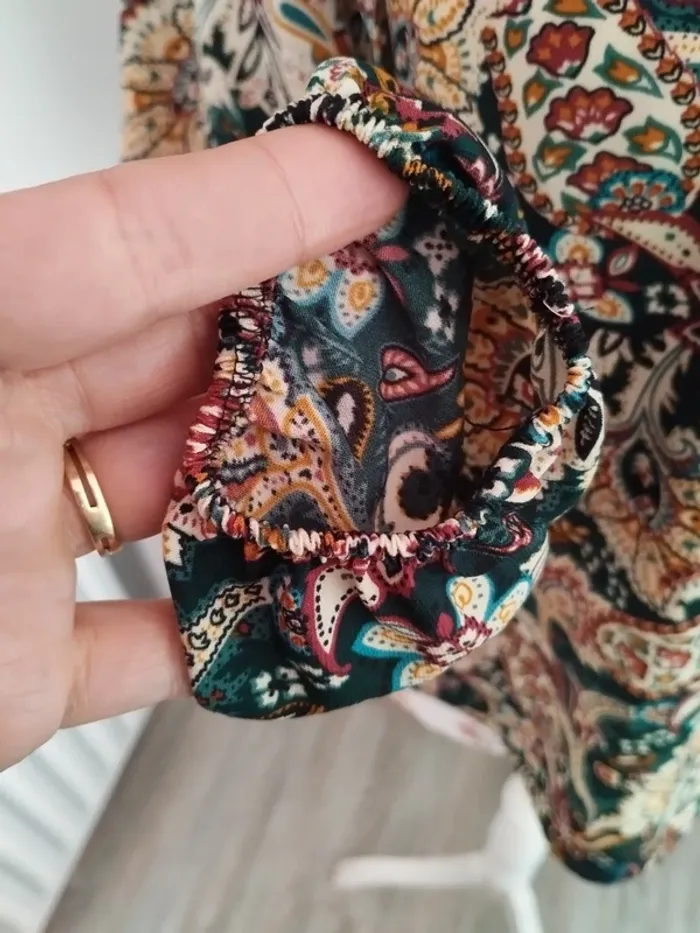 Blouse motifs vintage - photo numéro 3