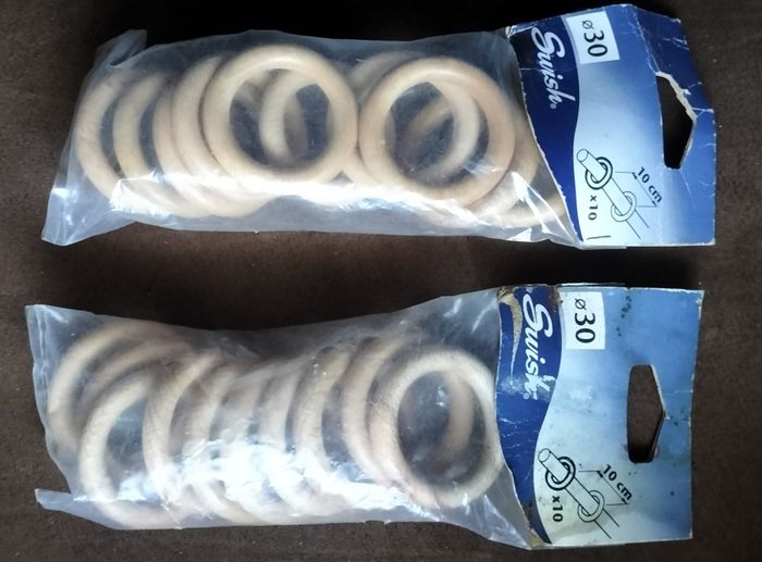 Lot anneaux rideau - photo numéro 2