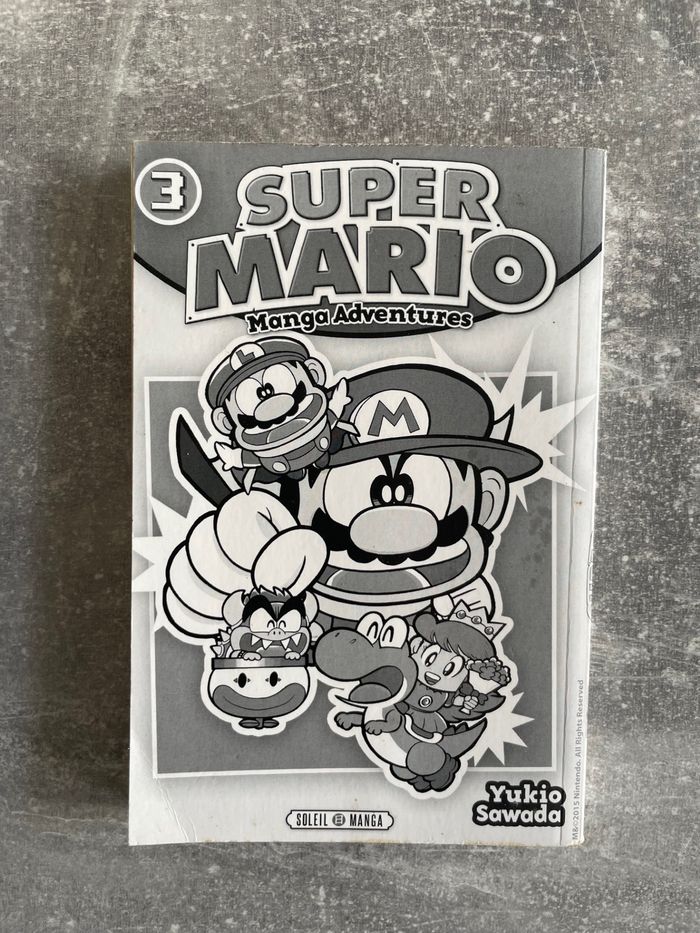 Manga Super mario tome 3 en version française.