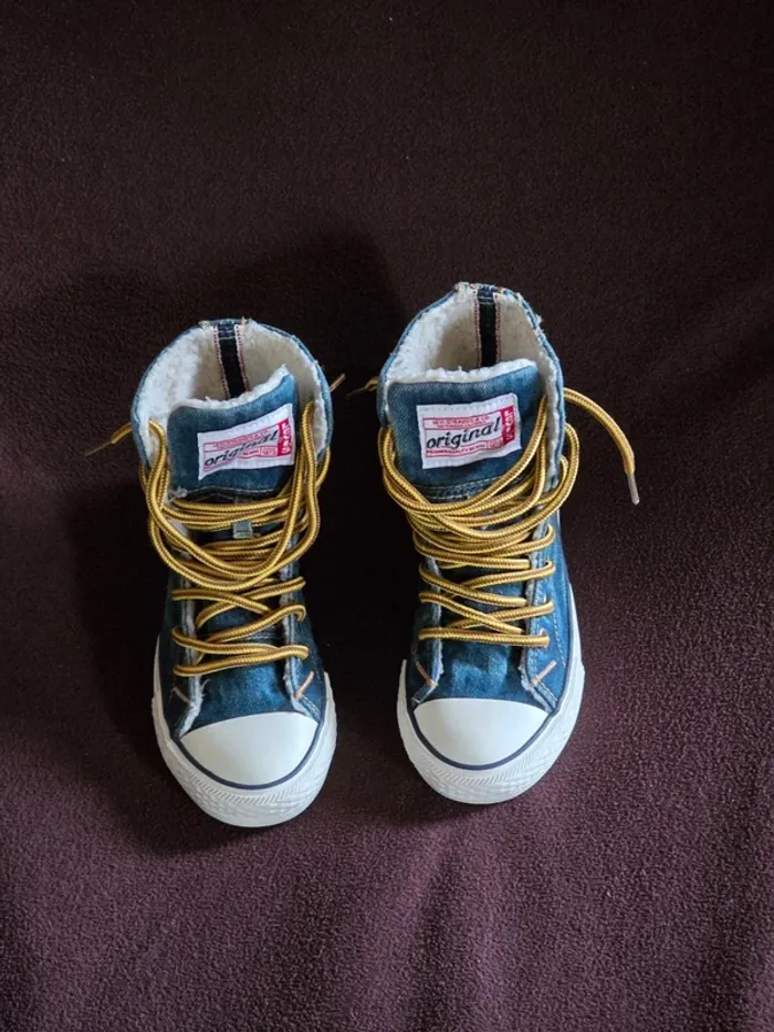 Basket montantes en jean Levi's original