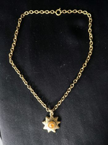 Magnifique collier "soleil" Jacques Esterel années 60/70 vintage