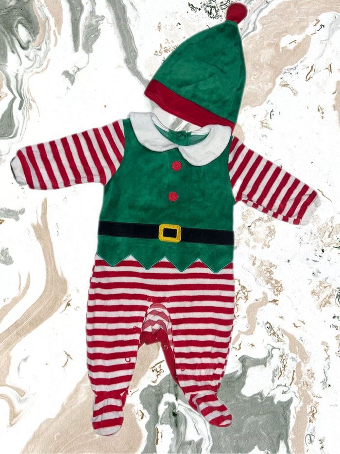 Déguisement tenue de Noël 3 - 6 mois - photo numéro 2