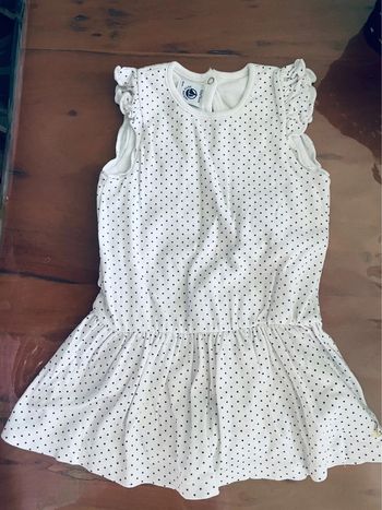 Robe pois Petit Bateau 12 mois.