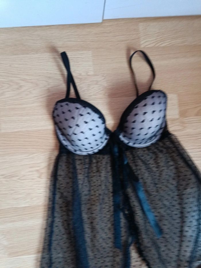 Nuisette noire dentelle 95C (95 C) - photo numéro 5
